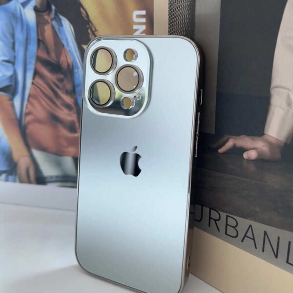 Frosted Electroplated iPhone Lens Protective Case
