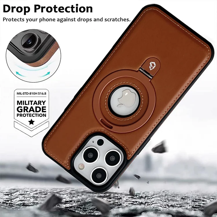 Leather Shockproof Phone Case for Multiple iPhone Models 3