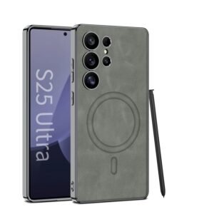 Electroplated Leather Case for Samsung Galaxy Models 6
