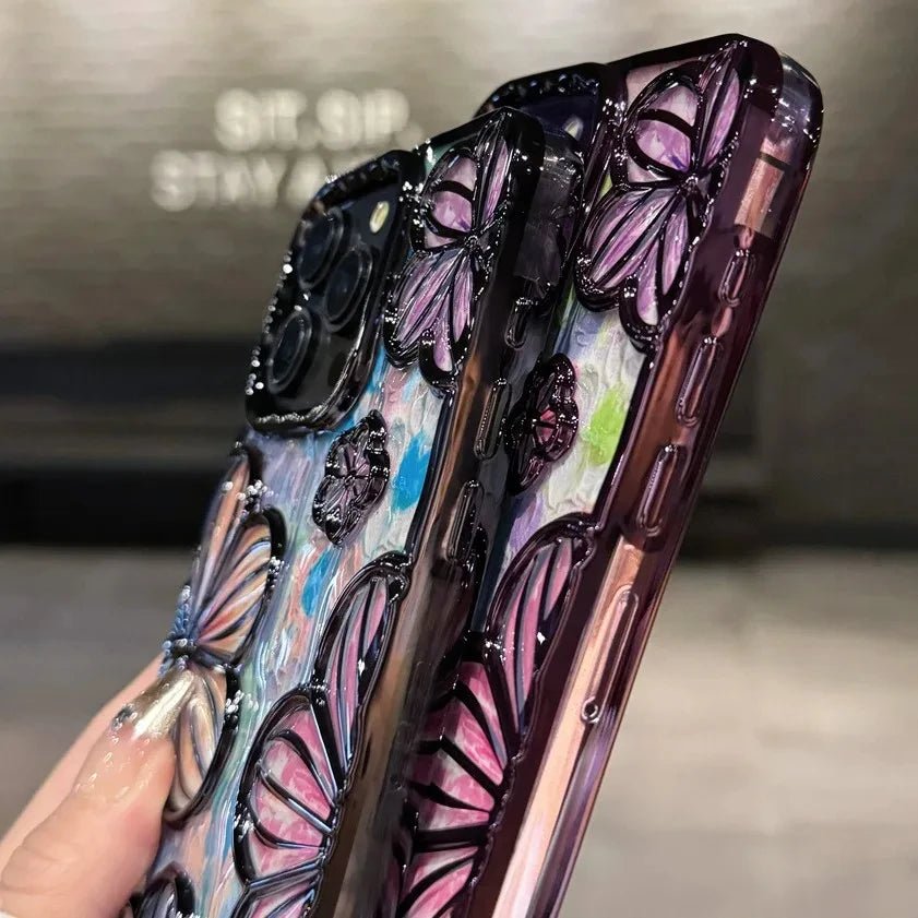 Floral Pattern iPhone Case with Drop Protection 4