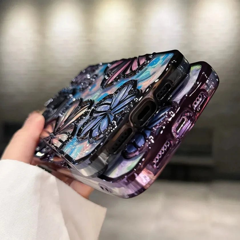 Floral Pattern iPhone Case with Drop Protection 5