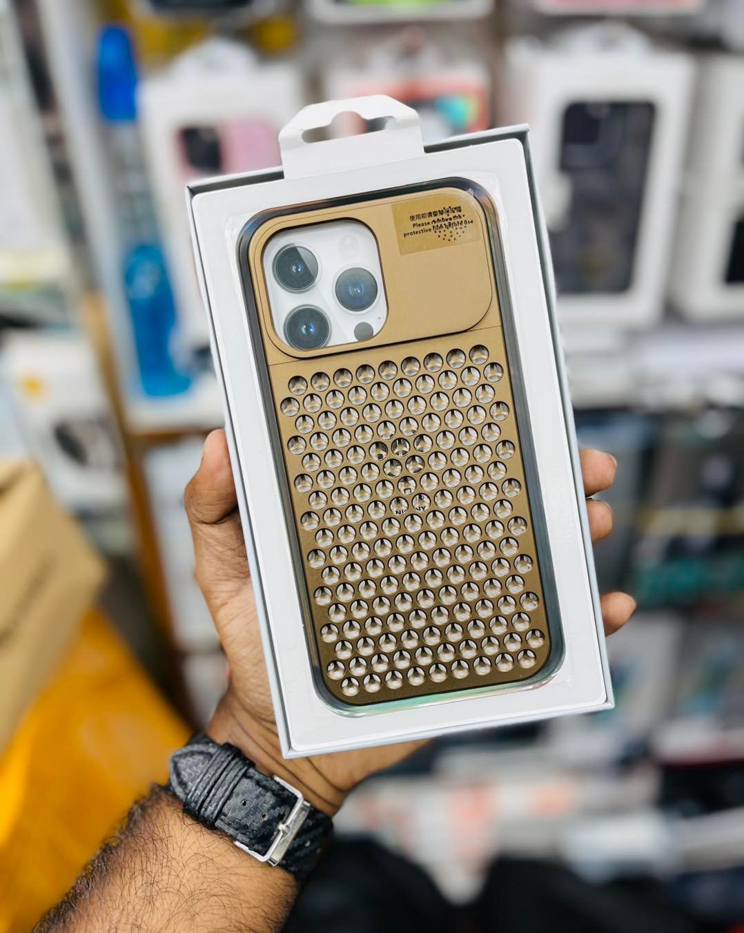 Frameless Metal Case for iPhone 16 Pro Max