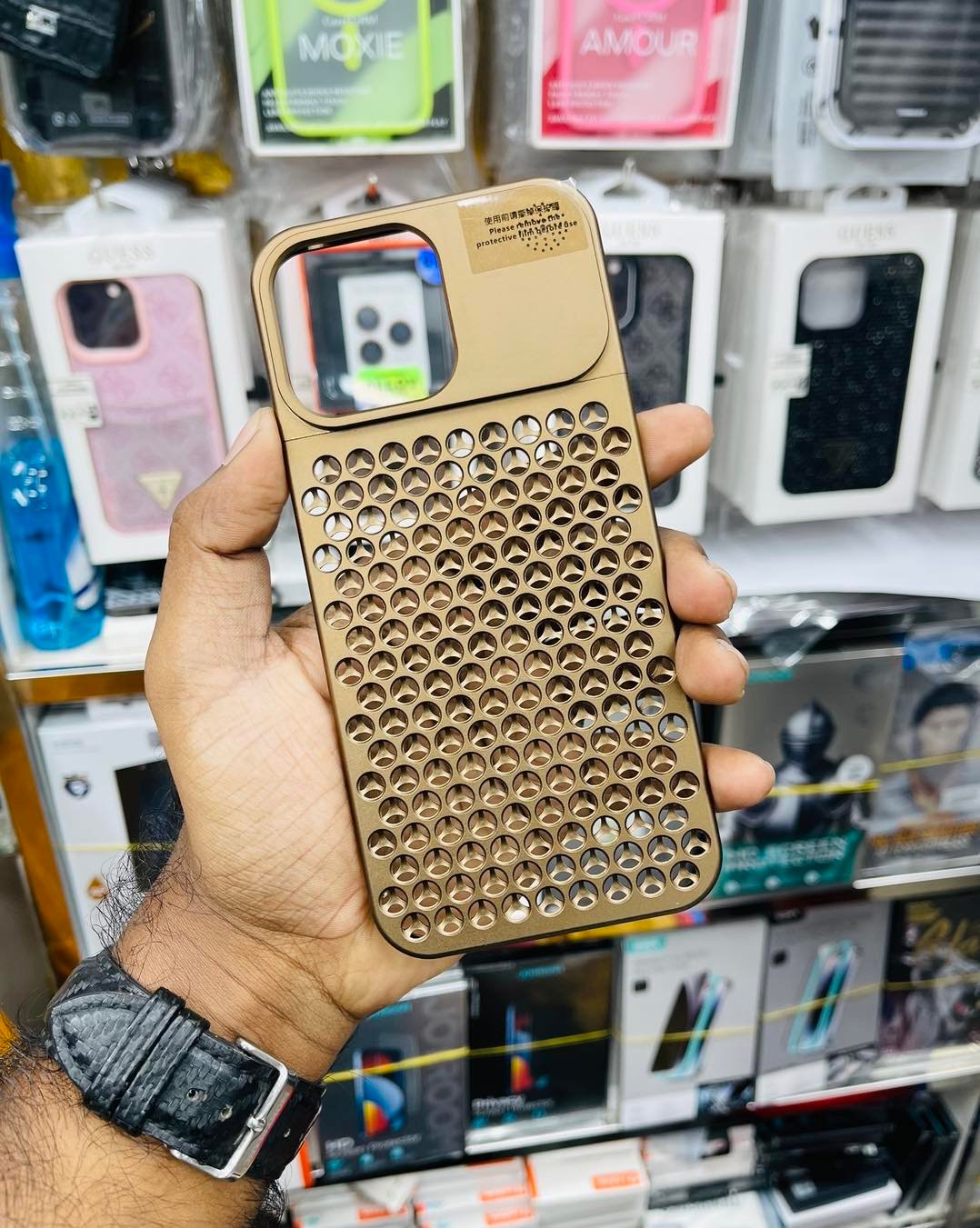 Frameless Metal Case for iPhone 16 Pro Max 1