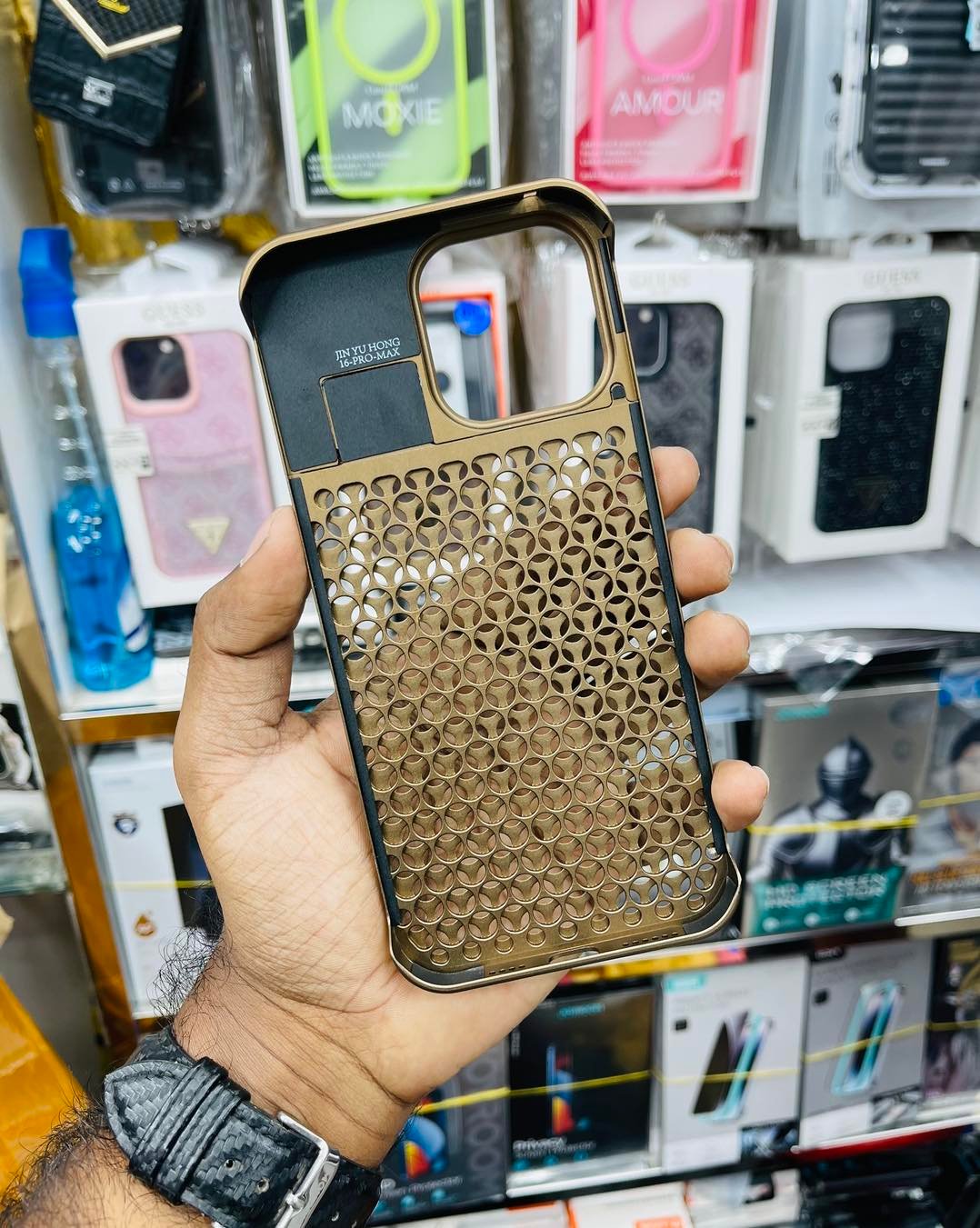 Frameless Metal Case for iPhone 16 Pro Max 2