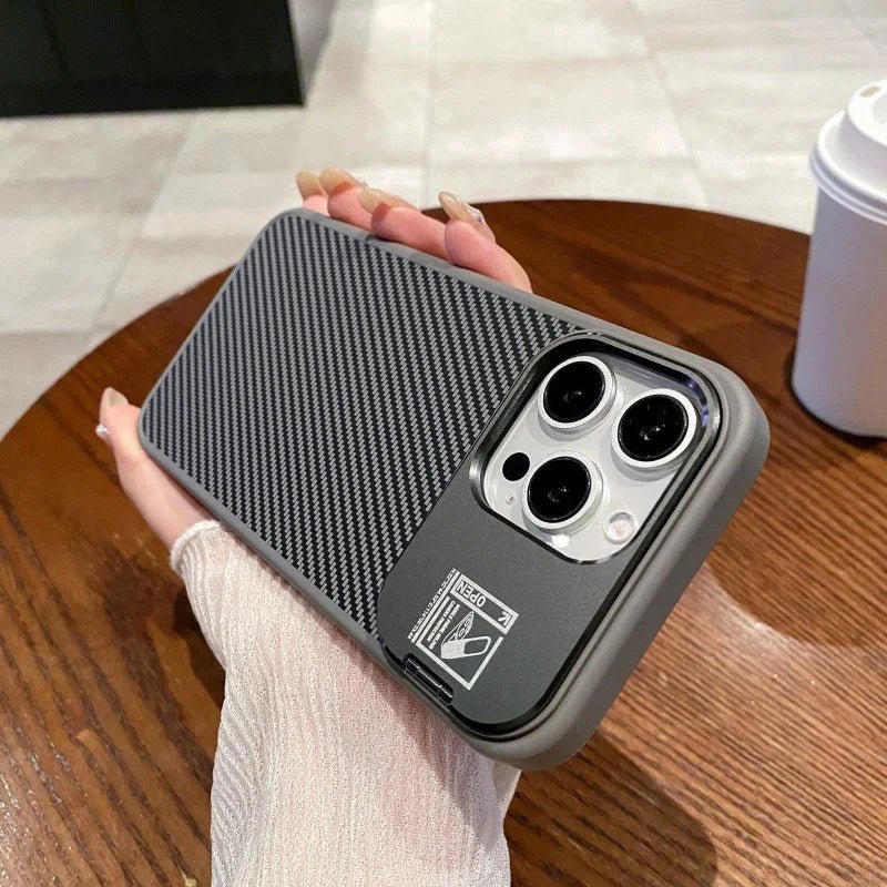 iPhone 15 Pro Carbon Fiber Case with Lens Holder price in Bangladesh 7