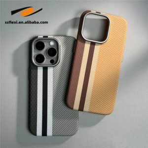 iPhone Carbon Fiber Charging Case in Various Colors