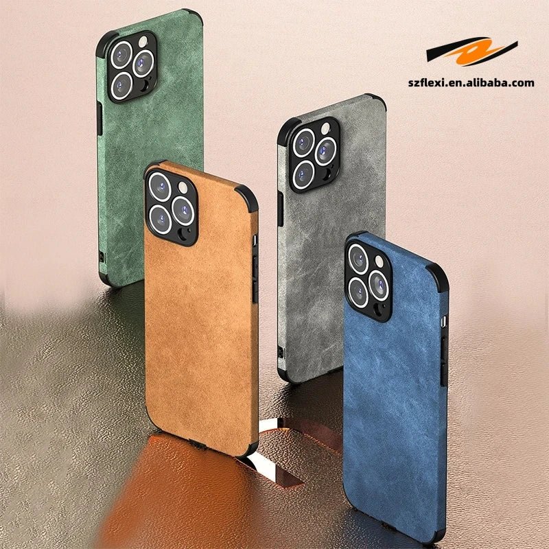 Lambskin Leather Case for Various iPhone Models 1