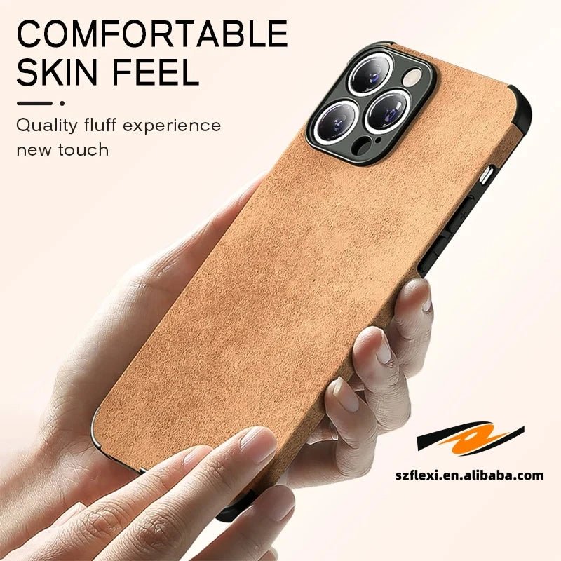 Lambskin Leather Case for Various iPhone Models 2