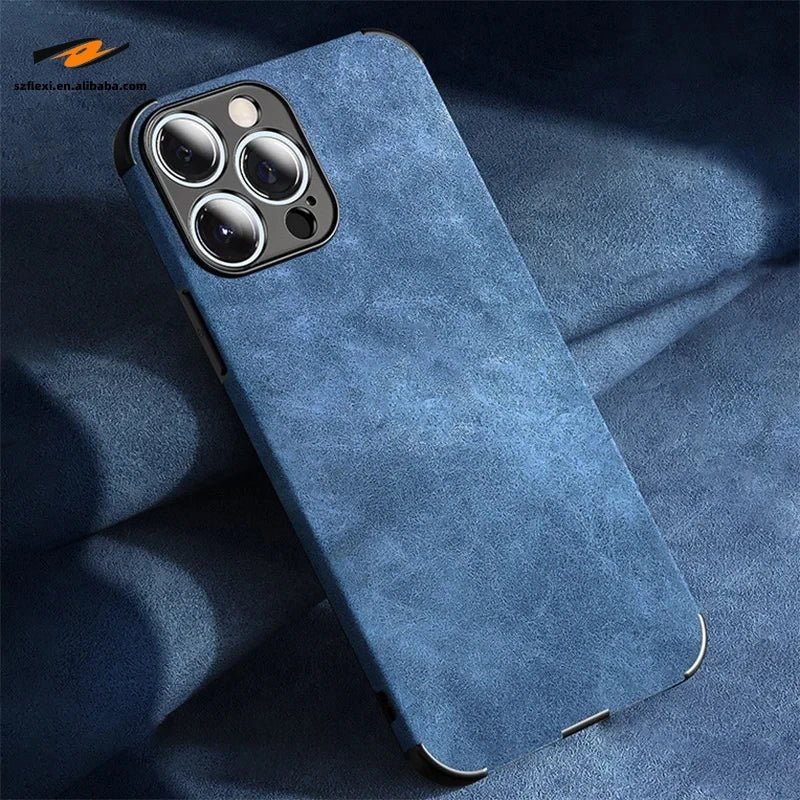 Lambskin Leather Case for Various iPhone Models 6