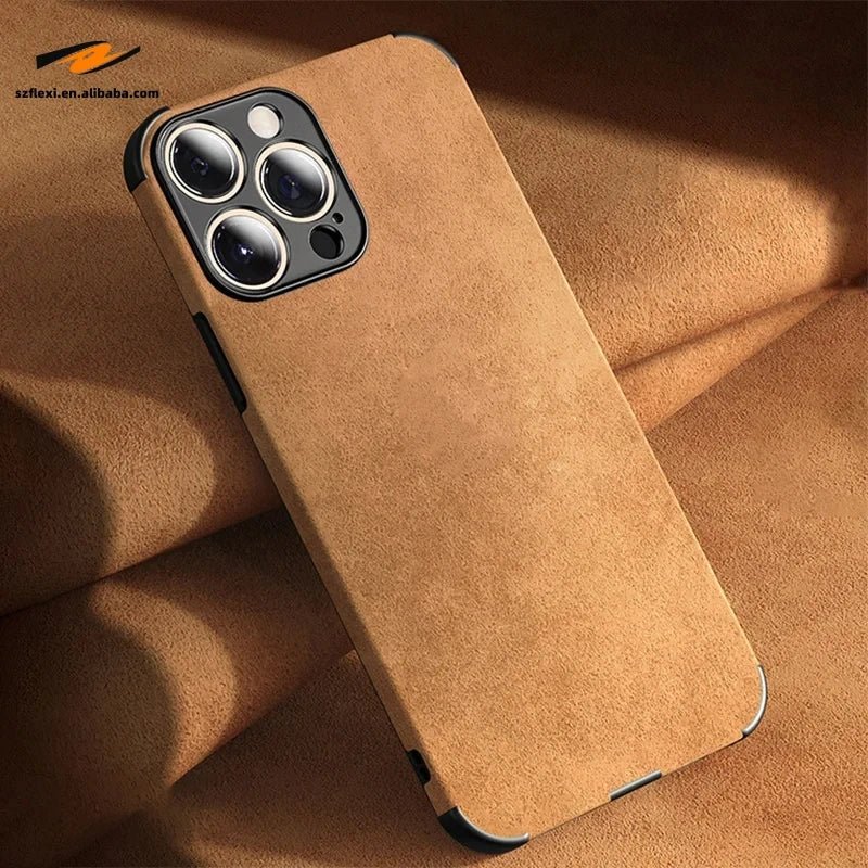 Lambskin Leather Case for Various iPhone Models 9