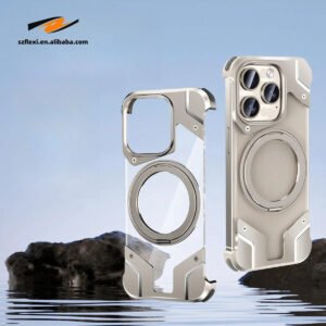 Magnetic Aluminum Phone Case for iPhone 16 Pro Max and Galaxy S22