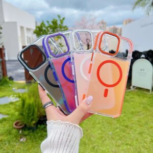 Magnetic Dual-Color Case for iPhone 13 and 17 Pro Max