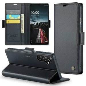 Magnetic Leather Phone Case for Samsung Galaxy Models