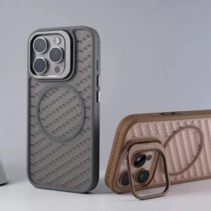 Magnetic Protective Case with Kickstand for iPhone Models