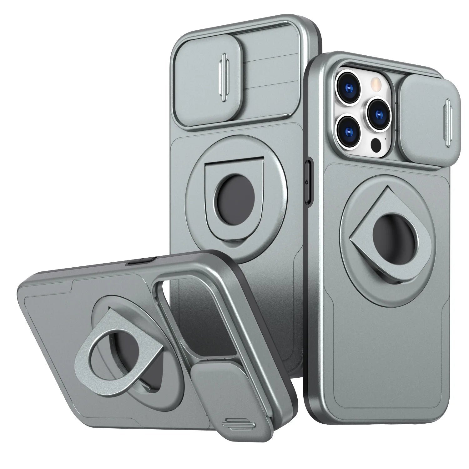 Magnetic Rotating Case for Various iPhone Models 9