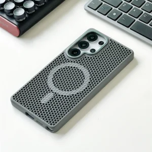 Magsafe-Compatible Honeycomb Case for Samsung S23 S24 S25 Ultra