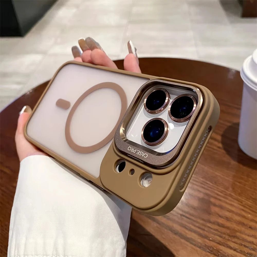Matte Magnetic iPhone Case with Translucent Finish 12