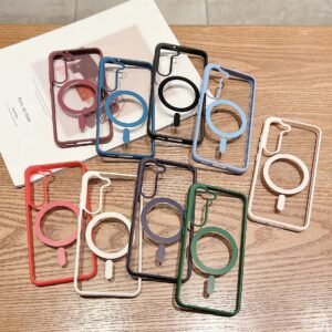 Matte Magnetic Phone Cover for Samsung Models