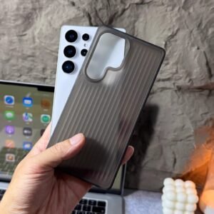 Matte Wave Pattern Case for Samsung S23 S24 S25 Ultra