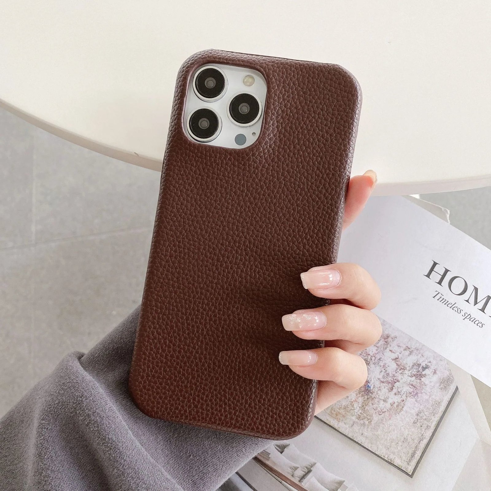 Personalized Leather Phone Case for iPhone Models 16