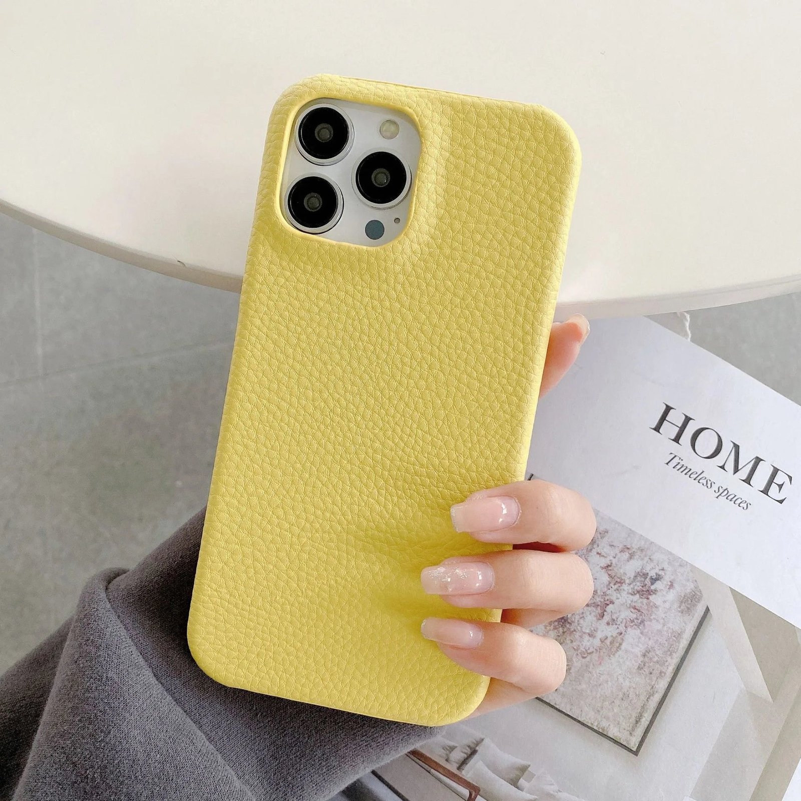 Personalized Leather Phone Case for iPhone Models 26
