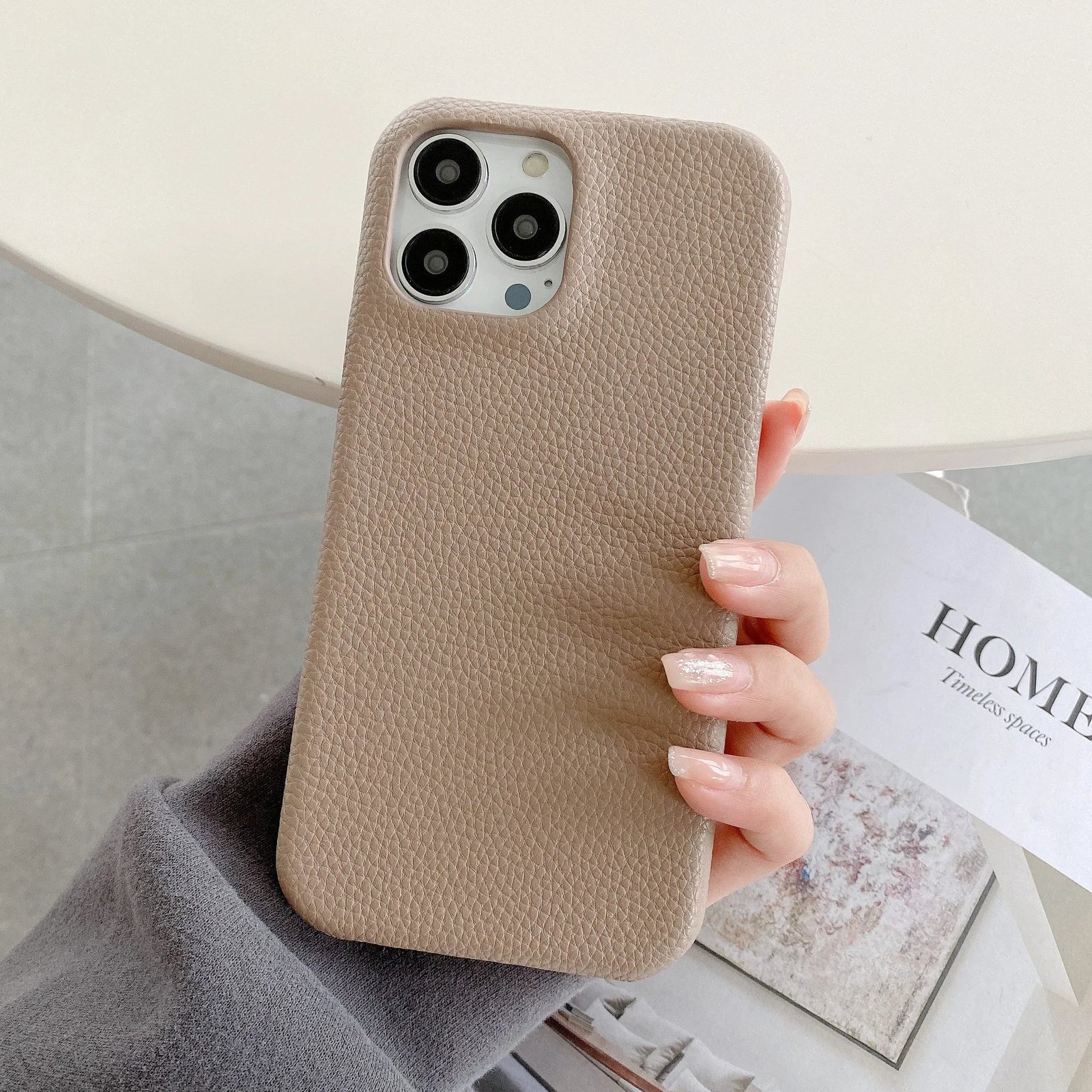 Personalized Leather Phone Case for iPhone Models 28