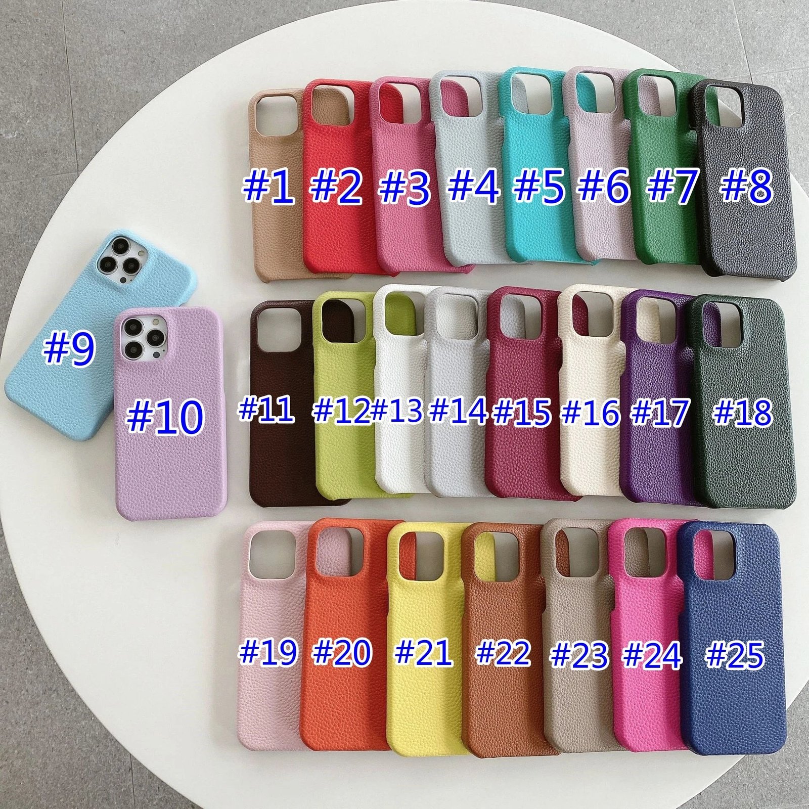 Personalized Leather Phone Case for iPhone Models 5