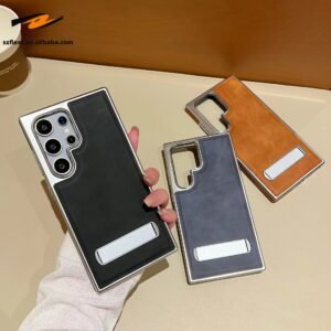 Premium Leather Samsung Stand Case price in Bangladesh