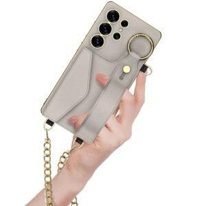 Samsung Case with Wristband, Stand and Wallet Chain price in Bangladesh