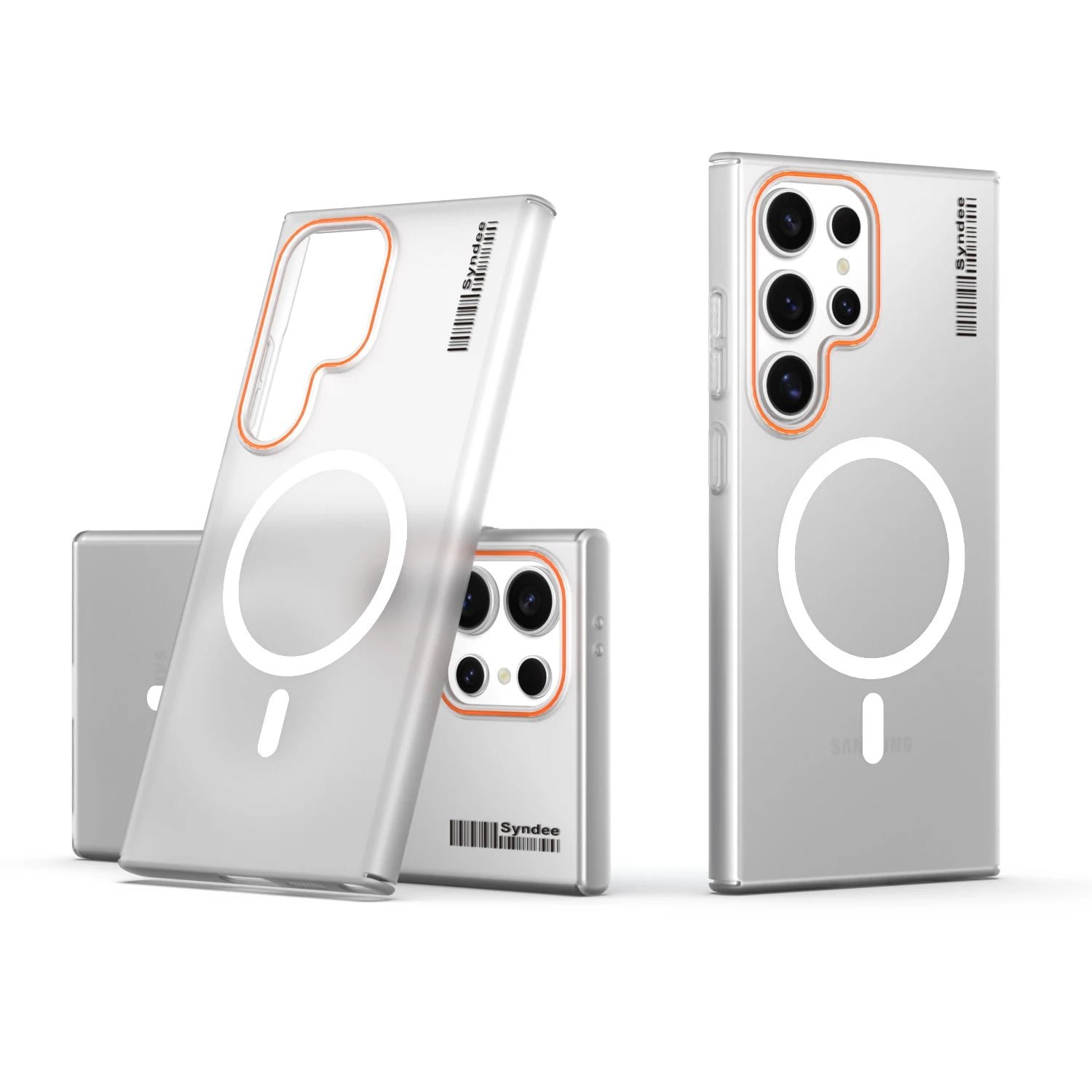 Samsung Clear Matte Magnetic Phone Cover
