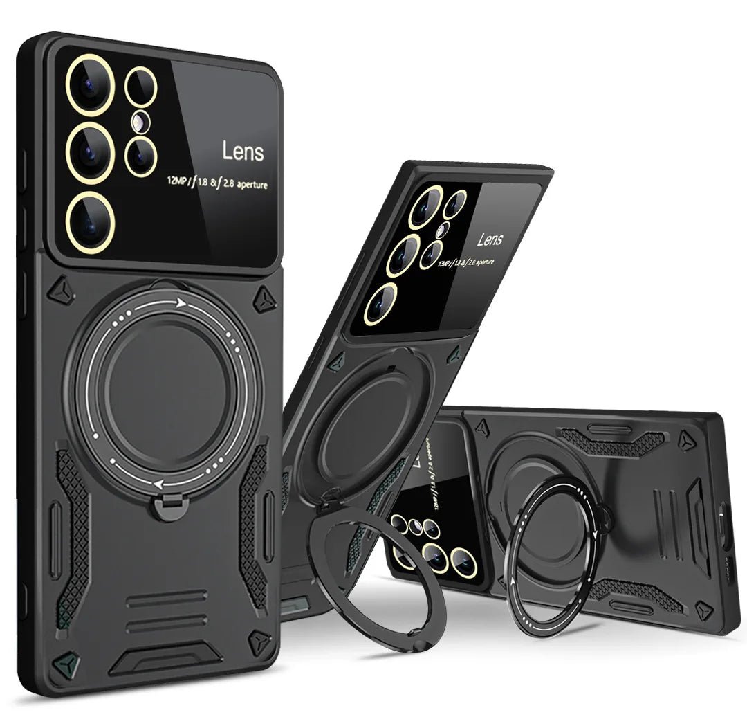 Magnetic Shockproof Ring Case for Samsung Smartphones 6