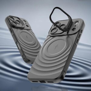 TPU Shock-Resistant Case with Stand for iPhone Models