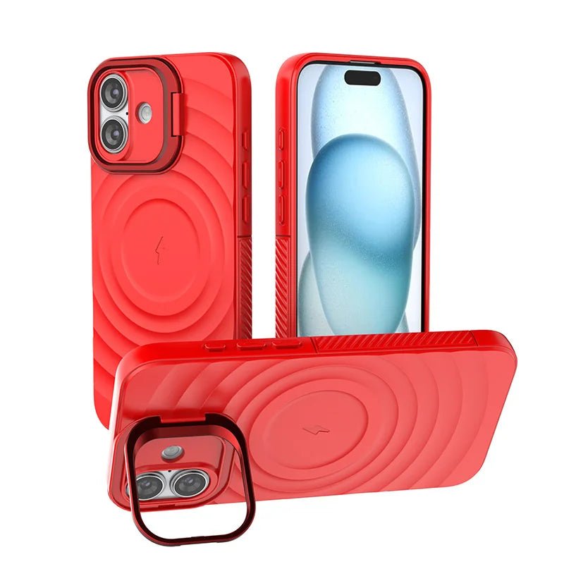 TPU Shock-Resistant Case with Stand for iPhone Models 10
