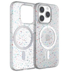 Silicone Gradient Case with Magnetic Features for iPhone 15 Pro Max 8