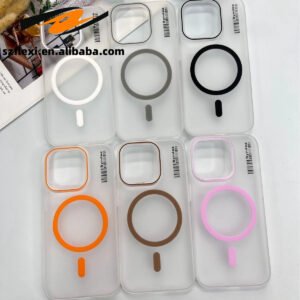 Slim Matte iPhone Case with Magnetic Charging Support