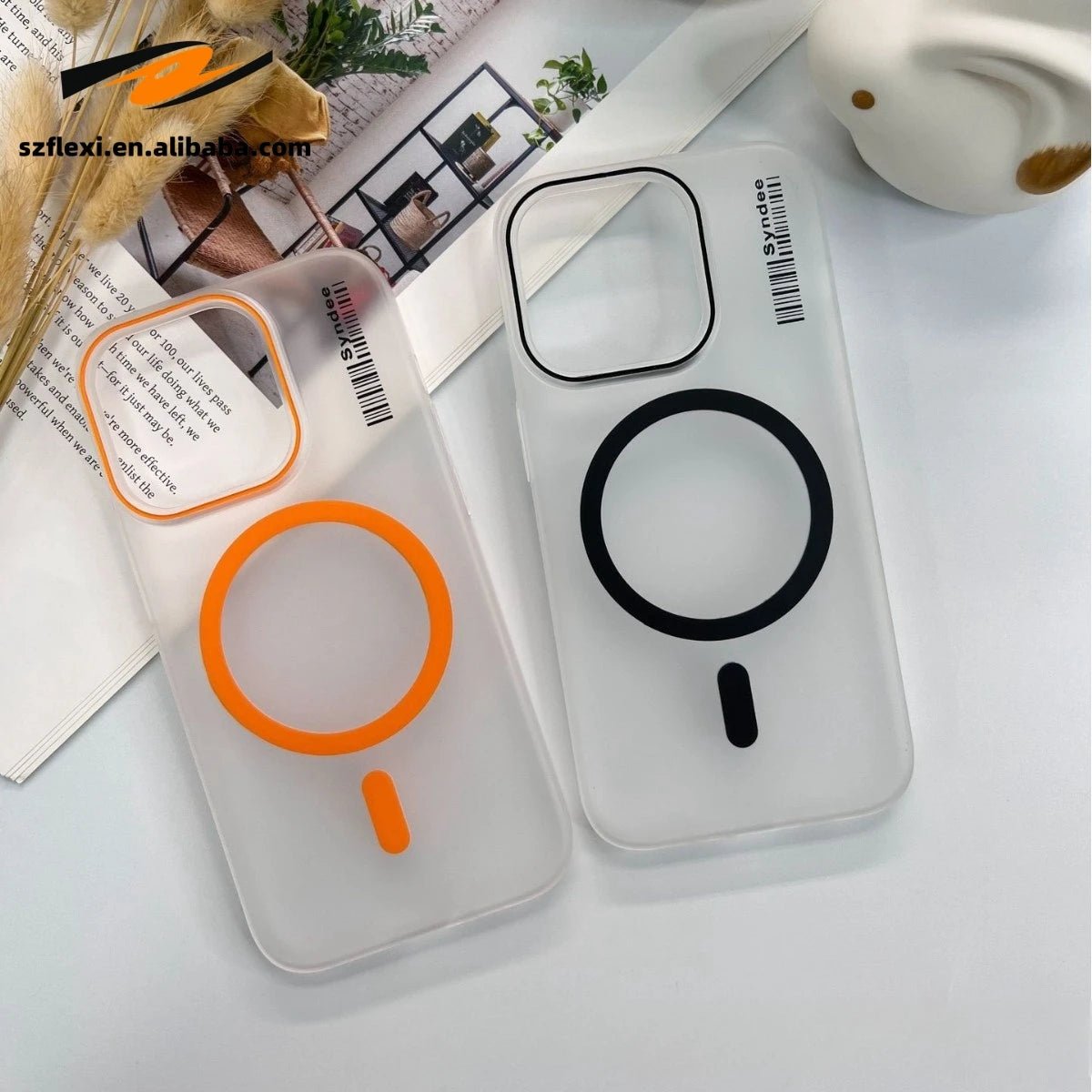 Slim Matte iPhone Case with Magnetic Charging Support 1
