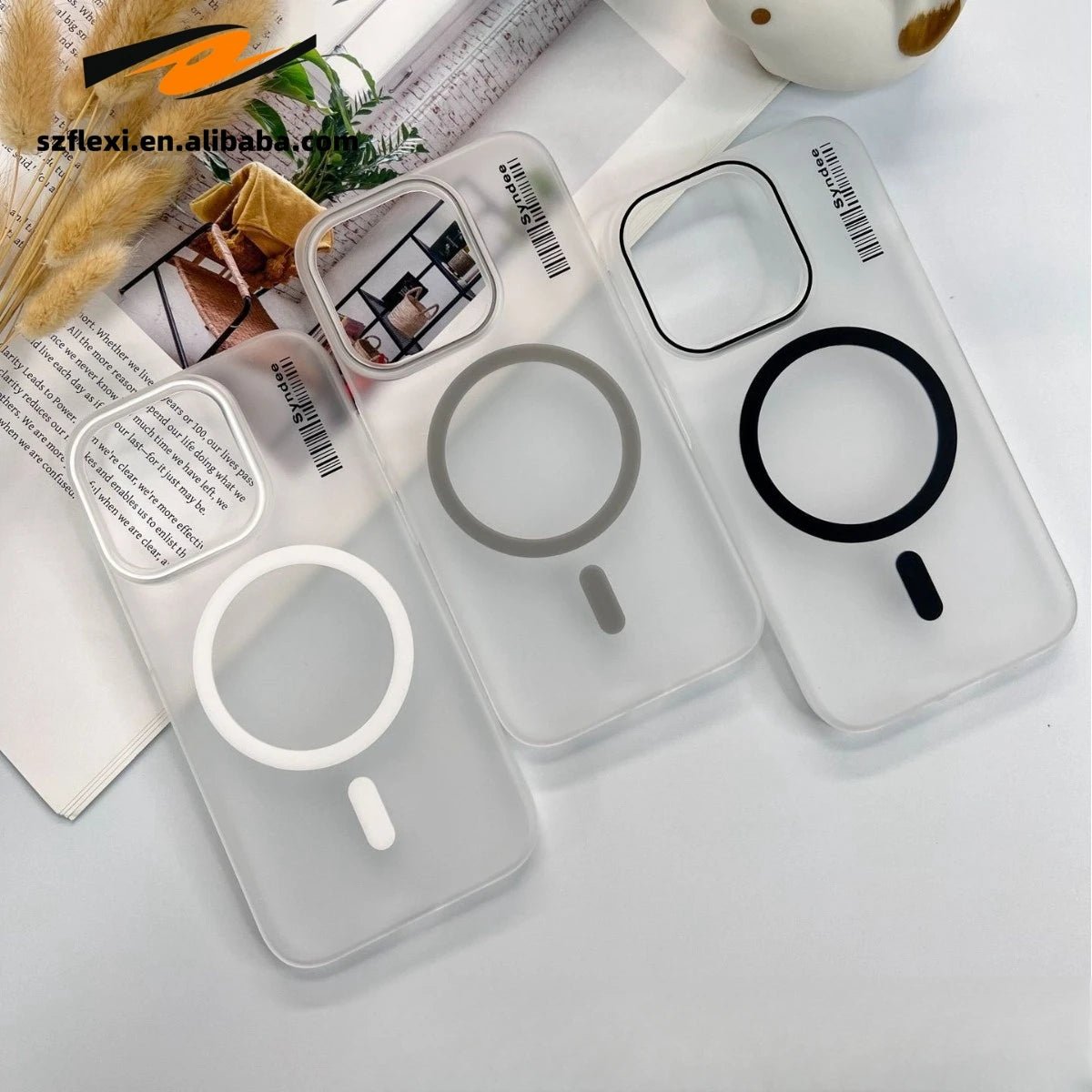 Slim Matte iPhone Case with Magnetic Charging Support 3