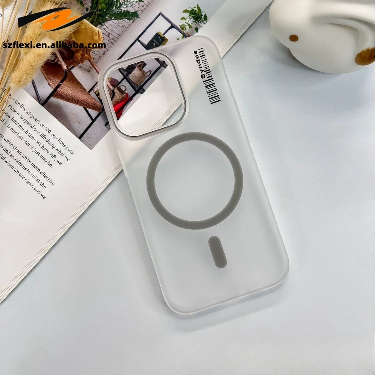 Slim Matte iPhone Case with Magnetic Charging Support 4