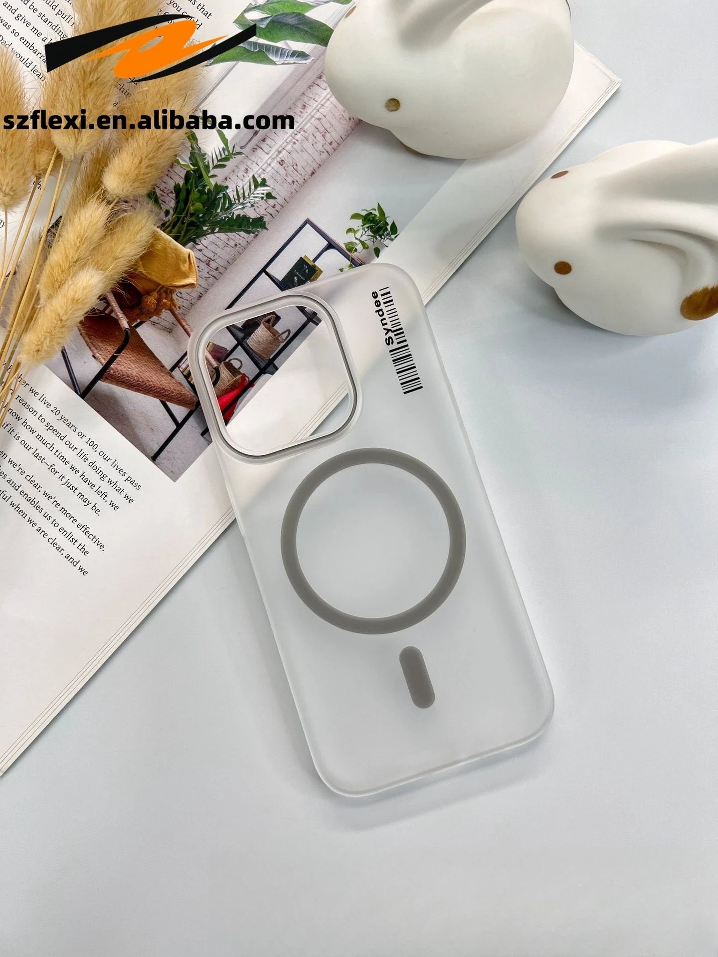 Slim Matte iPhone Case with Magnetic Charging Support 7