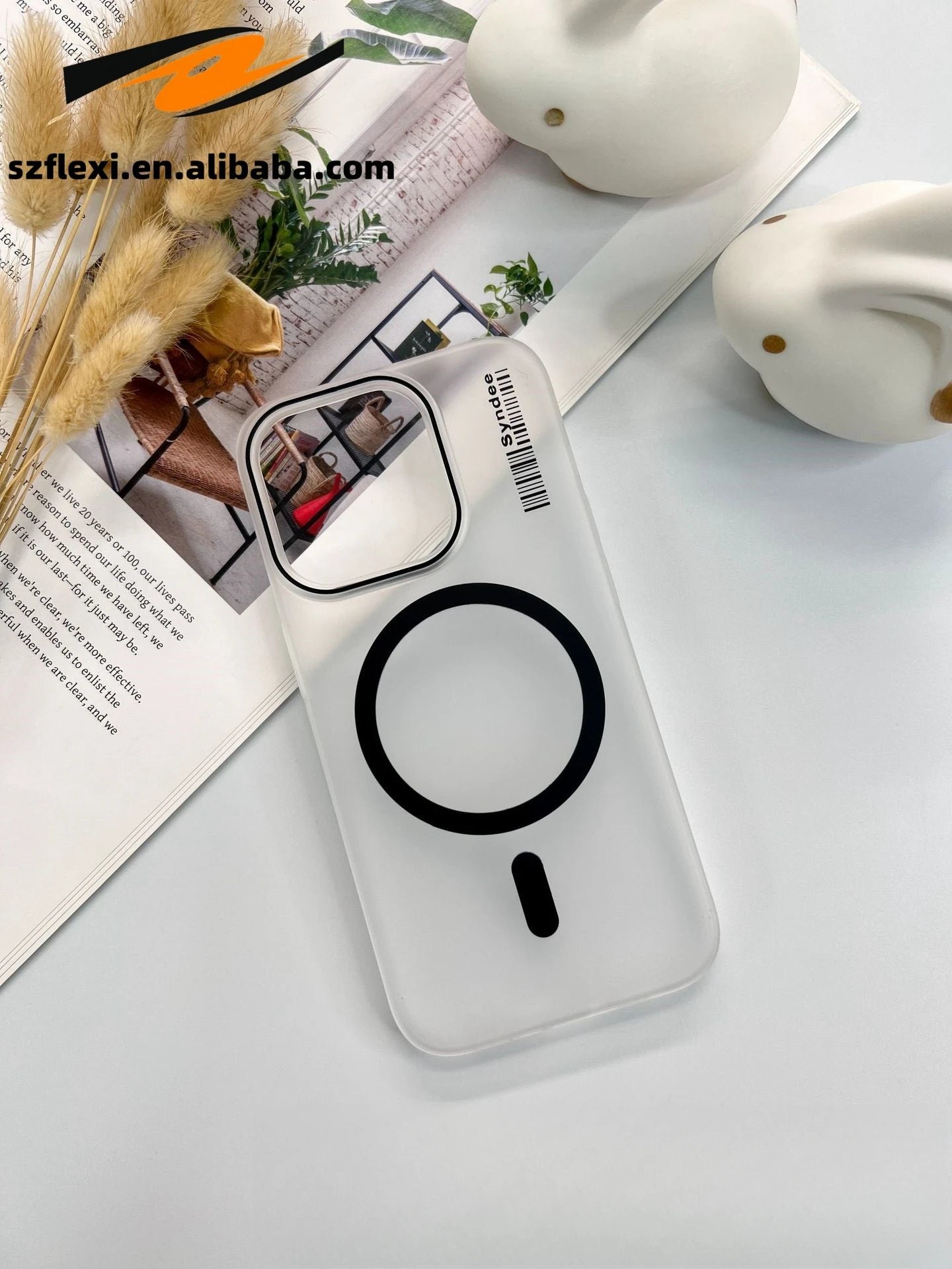 Slim Matte iPhone Case with Magnetic Charging Support 8