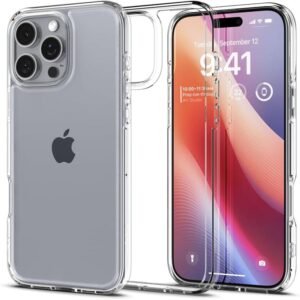 Spigen Crystal Clear Ultra Hybrid Phone Case for iPhone 16 Series