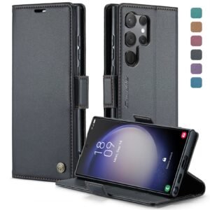 Stylish Leather Phone Case for Samsung Galaxy Models
