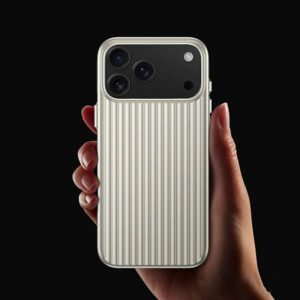 Textured Anti-Stain iPhone Case with Wireless Charging Support