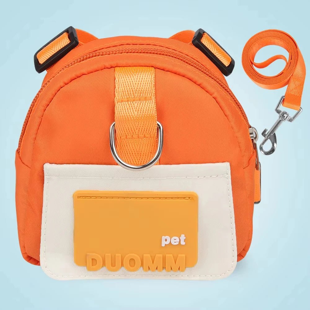 Custom Logo Dog Treat Training Backpack with Leash Pocket 6