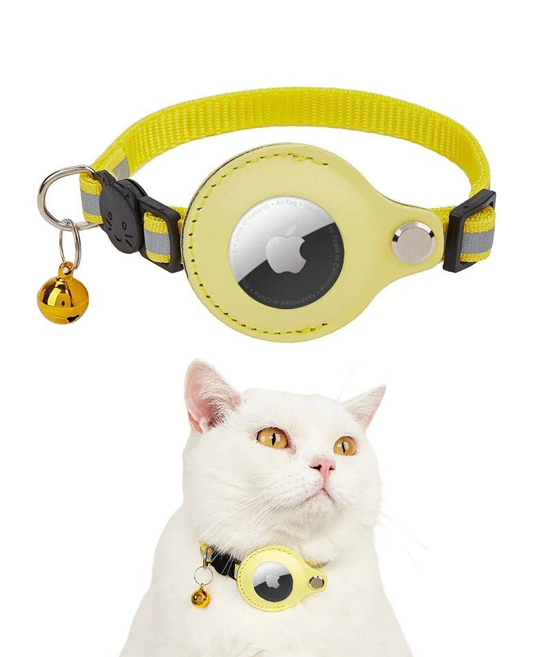 Reflective Cat Collar with Airtag Holder, Adjustable Breakaway Design 9