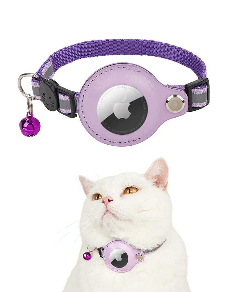 Reflective Cat Collar with Airtag Holder, Adjustable Breakaway Design 10