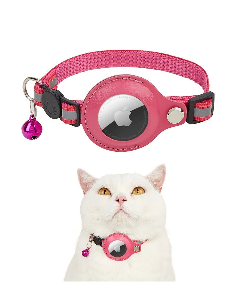 Reflective Cat Collar with Airtag Holder, Adjustable Breakaway Design 11