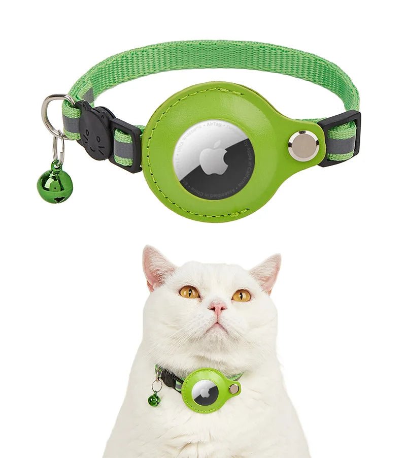 Reflective Cat Collar with Airtag Holder, Adjustable Breakaway Design 13