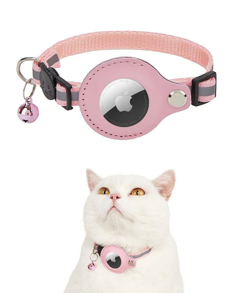 Reflective Cat Collar with Airtag Holder, Adjustable Breakaway Design 6