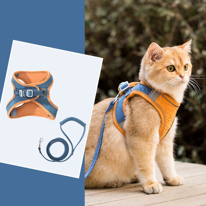 Reflective Soft Mesh Pet Harness Vest for Dogs and Cats
